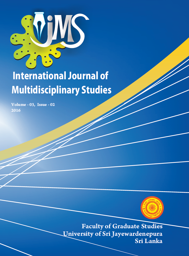 International Journal of Multidisciplinary Studies