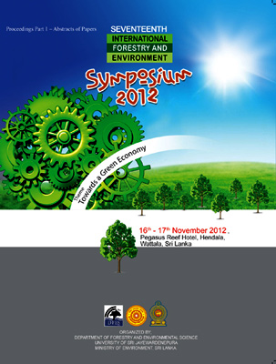 					View Vol. 17 (2012): Proceedings of 17th International Forestry and Environment Symposium 2012
				