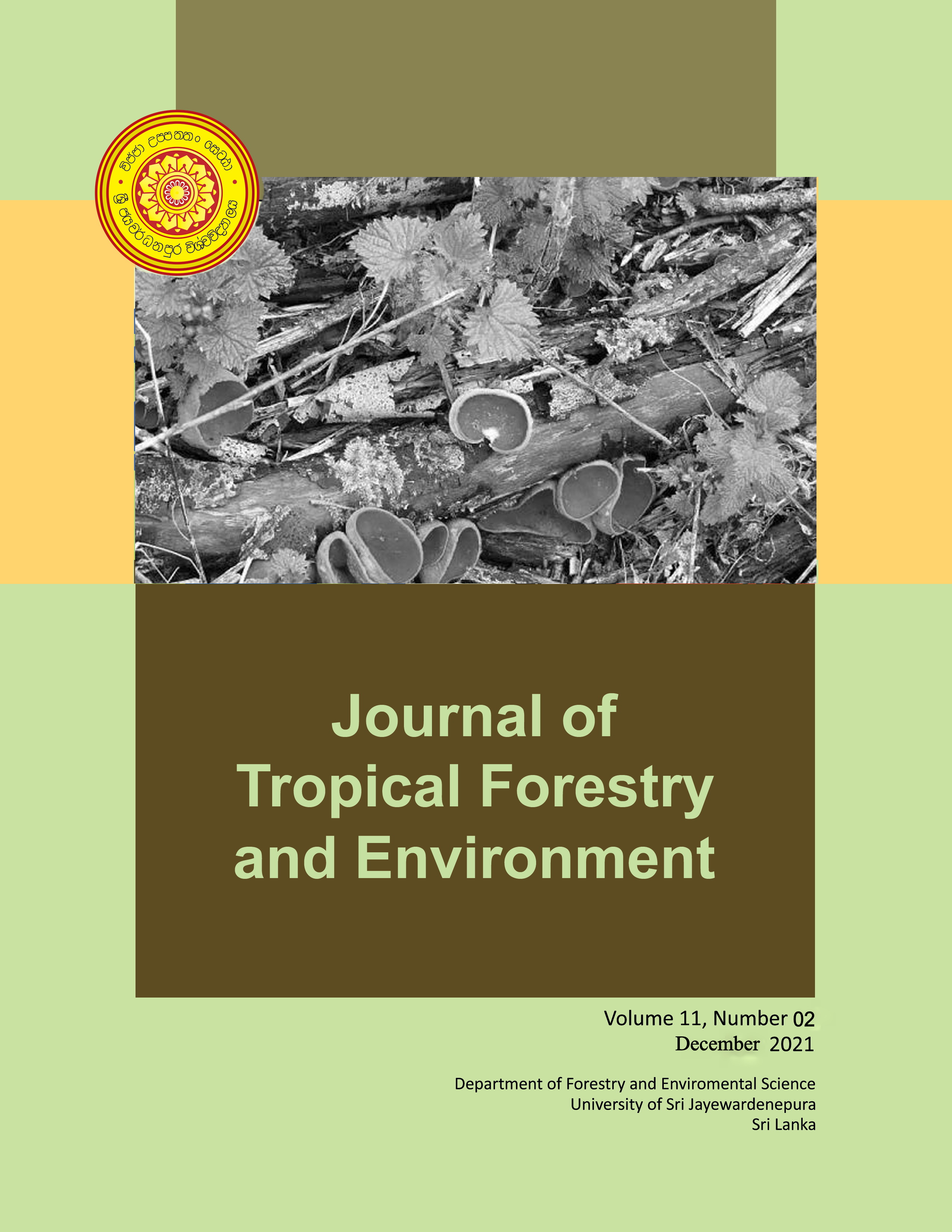 					View Vol. 11 No. 02 (2021): Journal of Tropical Forestry and Environment
				