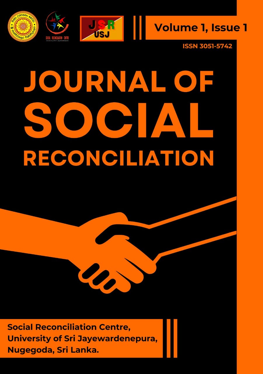 					View Vol. 1 No. 01 (2024): Journal of Social Reconciliation
				